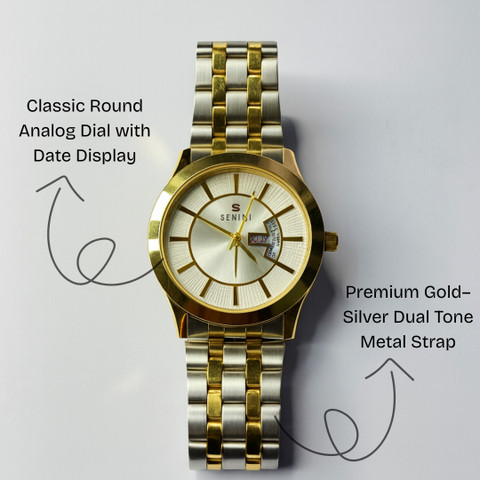 KING　rlf raw life factory gold Scrazzer RH-GoldenEra Royal Heritage-DT Analog Watch - For Men