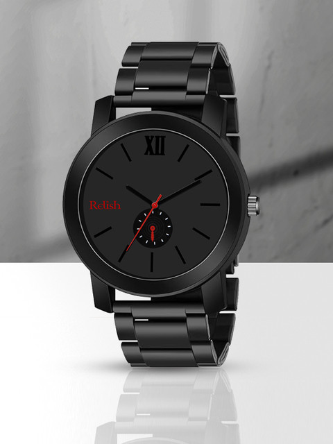 Analog Watch For Men Hand Clock With Chain Men's Steel Chain