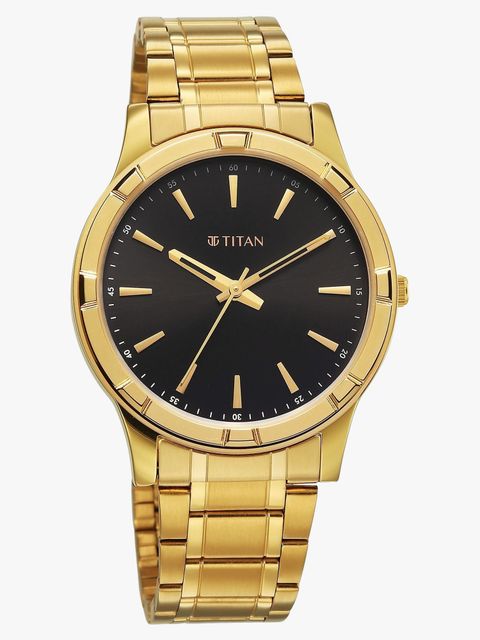 Titan Karishma Festive 3.0 Quartz Black Dial Men's Watch - Image 7