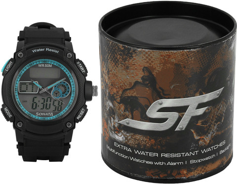 SONATA NP7989PP01 SF Ocean Series Analog-Digital Watch - For Men