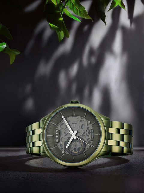 Titan 90140QM01 Metal Mechanicals (GAUTO Cluster) Analog Watch