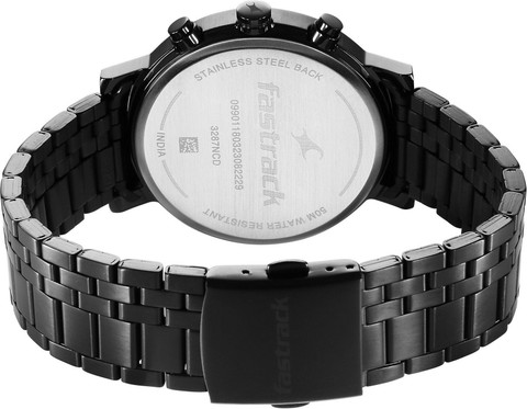 Fastrack Fastrack Chrono Fastrack Kronos Chronograph Black Dial