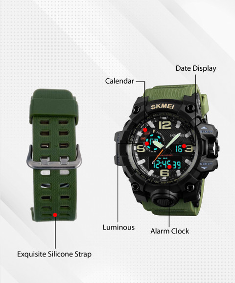 Skmei 1155 Skmei Military Watch SKMEI SKMEI 1155 ARMY GREEN Sports