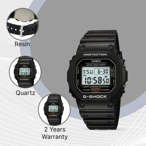 CASIO DW-5600E-1VDF G-Shock ( DW-5600E-1VQ ) Digital Watch - For