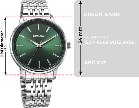 SONATA Festive Collection Analog Watch - For Men 77156SM02,NU77156SM02 - Image 8