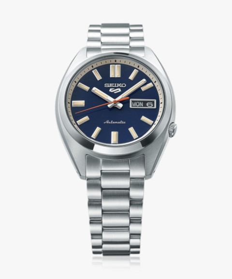 Seiko Stainless Steel Analog Blue Dial Men's Watch SRPK87K1 Analog