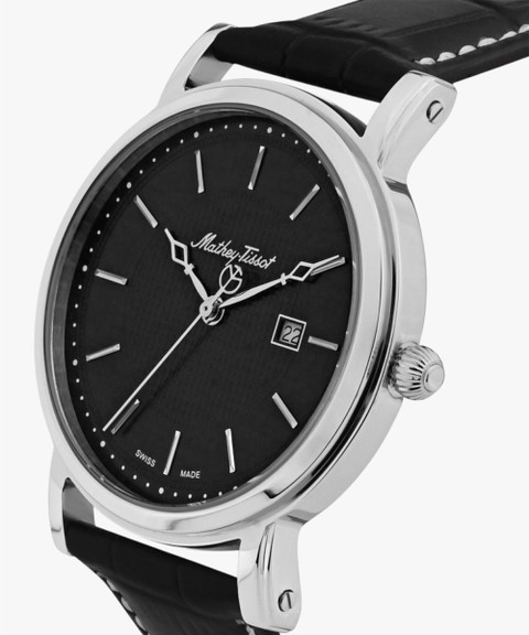 Mathey-Tissot HB611251AN Swiss Made Quartz Black Dial Analog Watch
