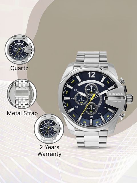 DIESEL Mega Chief s Mega Chief - DZ4465 Analog Watch - For Men