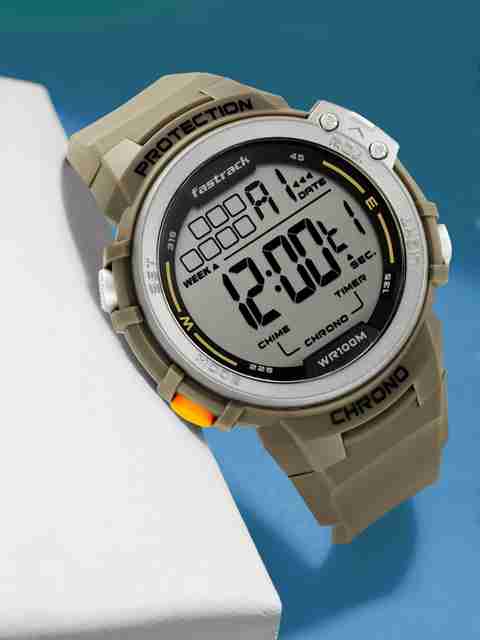 Chronograph Army Fastrack Watch Fastrack 38068PP04 Streetwear