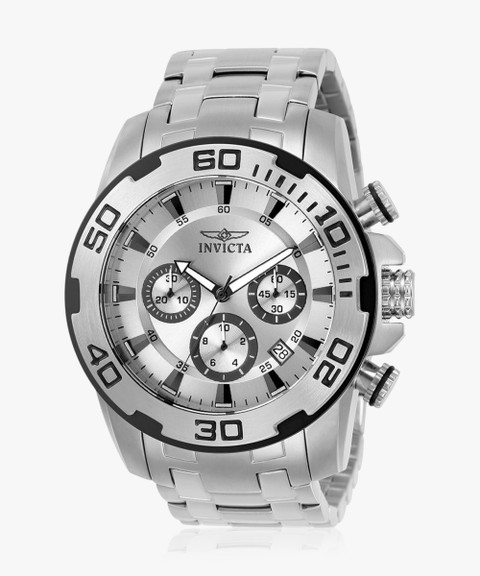 INVICTA 22317 Pro Diver Scuba Chronograph Quartz Silver Dial