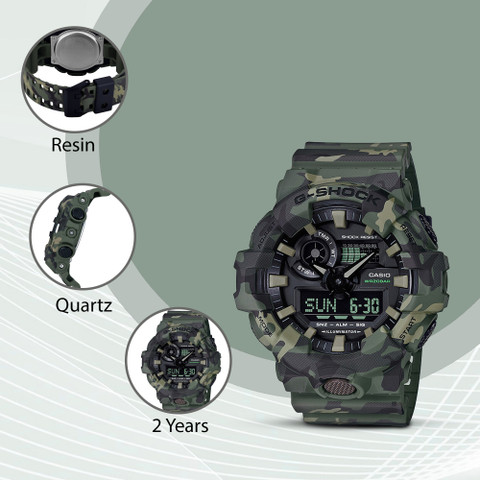 CASIO GA-700CM-3ADR G-Shock GA-700CM-3ADR Analog-Digital Watch