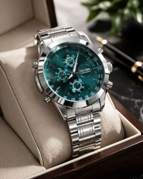 Delton Men's Watch Analog Watch - For Men 001_GREEN - Image 6