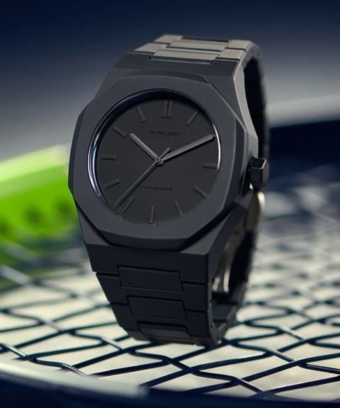 新品同様 D1 MILANO Polycarbonate PCBJ10 D1 MILANO PCBJ10 Polycarbon Black Dial Quartz Analog Watch