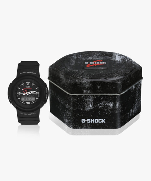 CASIO G-SHOCK AW-500-1E ユーズド Casio G-Shock Analog-Digital Black Dial Men's Watch - AW