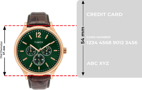 TIMEX Men Green Round Dial Analog Watch-TWEG18434 Trendline Round