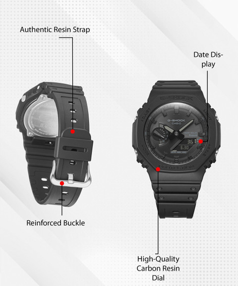 CASIO GA-B2100-1A1DR G-Shock Black Dial Resin Strap Analog-Digital
