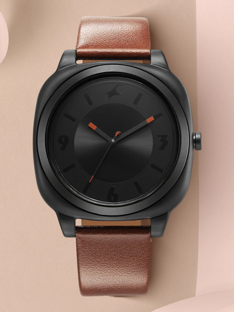 Fastrack Hype All Black Analog Watch For Men Women