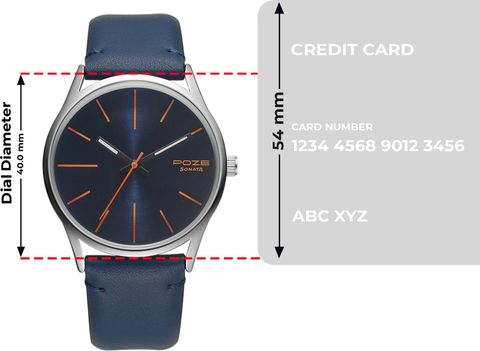 SONATA Poze Men Analog Blue Dial Blue Strap Analog Watch - For Men SP70013SL02W - Image 8