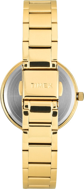 TIMEX TWEL18716 Trendline Round 35mm Green Dial Analog Watch - For