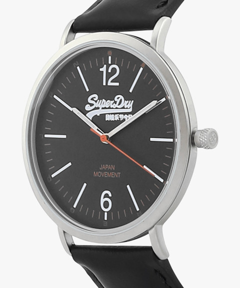 Leather Superdry Timepiece Superdry Unisex Analogue Watch Dengan