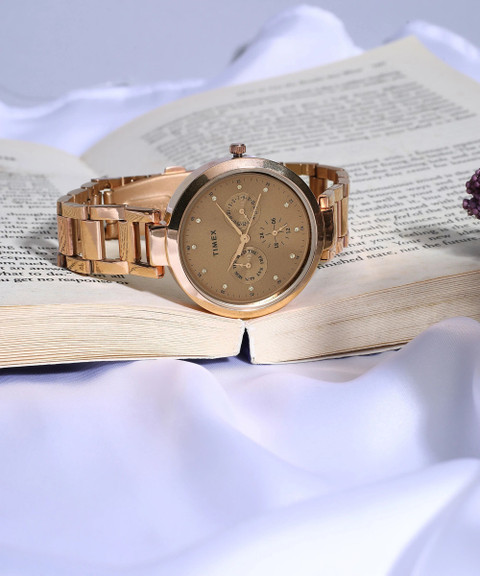TIMEX Rose Gold Dial Analog Watch For Women Buy TIMEX Rose