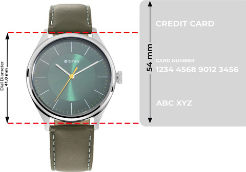 Titan NP1802SL04 Titan Workwear Green Dial Olive Green