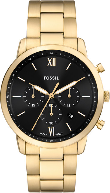 Chronograph Watch Silver Fossil Neutra Chrono Fs5384 FOSSIL Neutra