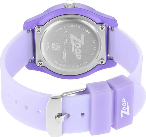 Zoop Zoop Solid Colours Purple Dial Lavender PlasticStrap Analog