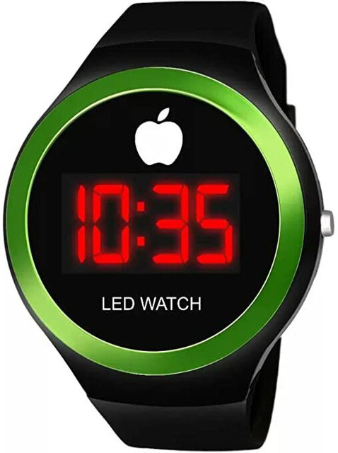 Styleflix Round Glowing Dial LED Light Digital Watch for Kids Boys