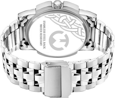 WIZARD TIMES EH-226-BK 226-Black Day and Date Analog Watch - For