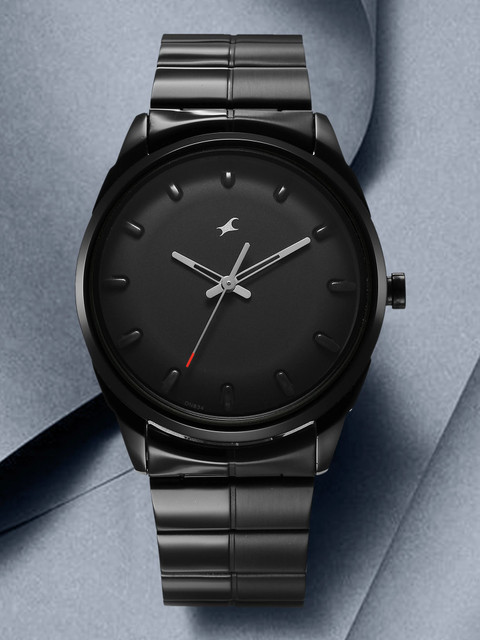 ASTRIAAL blackl ブラックメタル Fastrack Fastrack Metallica Black Dial Black Stainless Steel Strap