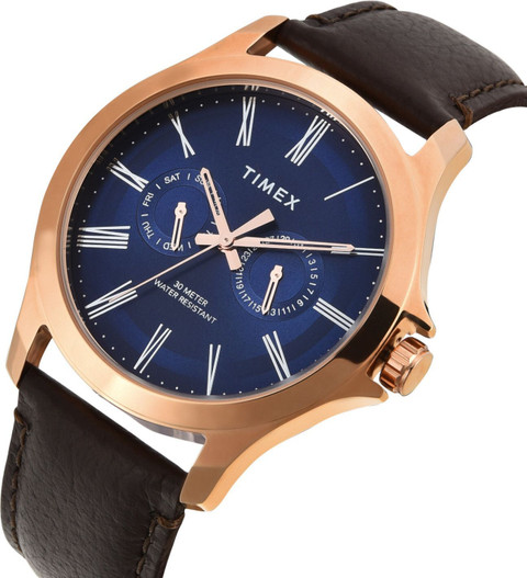 TIMEX Round 42mm Blue Dial Analog Watch - For Men - Buy TIMEX