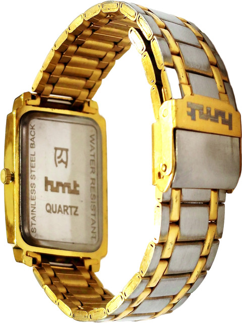 HMT 7710 Gold Dial gold Silver Chain Men Watch Analog Analog Watch