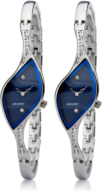 ADAMO 9710SM01-9710SM01 Watch Scratch Resistant Blue Dial