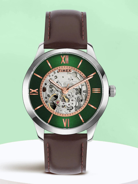 TIMEX Automatic Green Dial Analog Watch For Men Buy TIMEX