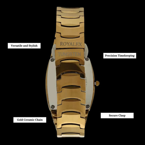 Royalex Golden Tungsten Ceramic Case and Golden Ceramic Chain
