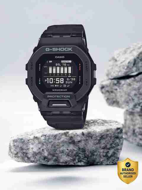 CASIO GBD-200-1DR G-Shock Dial Black Resin Strap Digital Watch