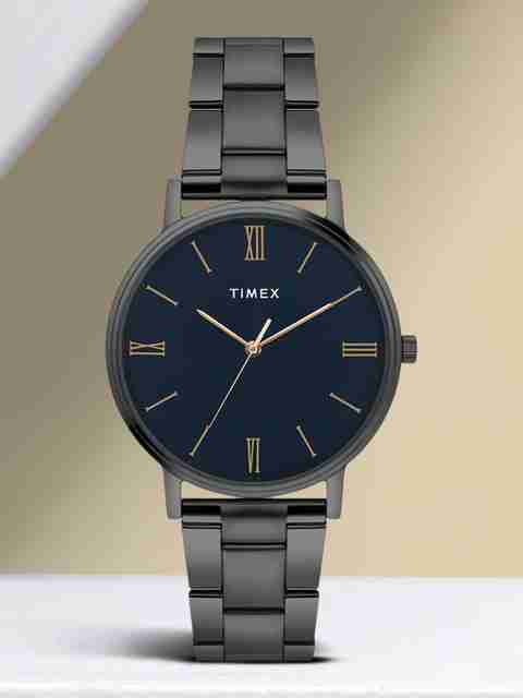 TIMEX Blue Dial Stainless Steel Analog Watch For Men Buy TIMEX