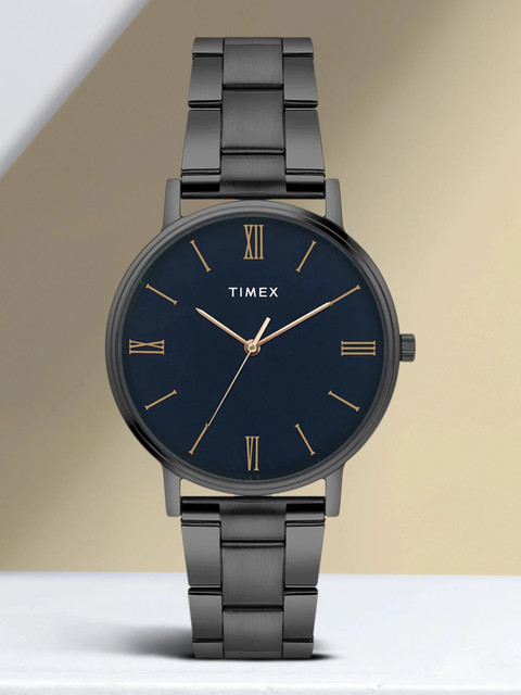 TIMEX Blue Dial Stainless Steel Analog Watch For Men Buy TIMEX