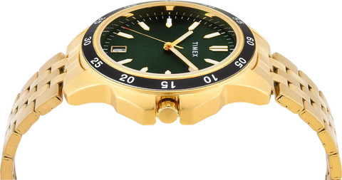 ♢timx♢ TIMEX Date Function, Green Dial Analog Watch - For Men - Buy