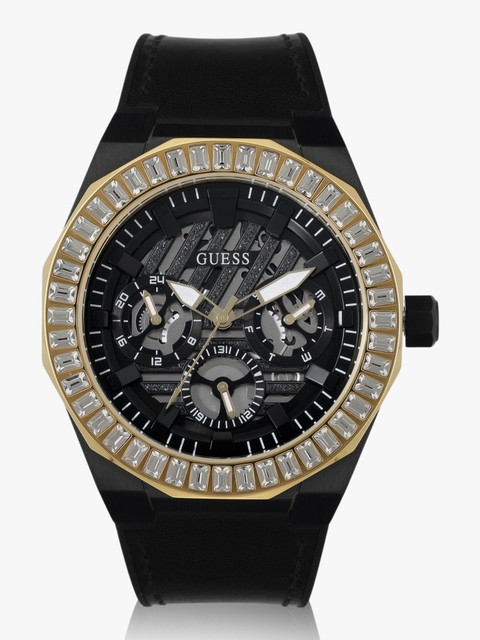 GUESS Black Dial Analog Watch For Men Buy GUESS Black Dial