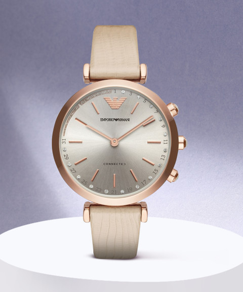 Flipkart Emporio Armani Smartwatch Rose Gold Armani Exchange