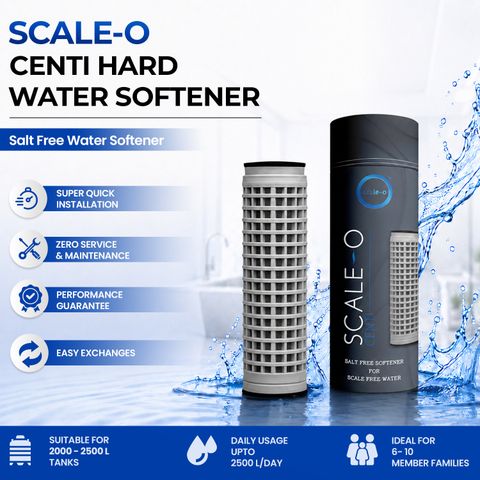 ScaleO Whole House Water Softener for Tanks (2000-2500 Litre, Pack of - Image 4