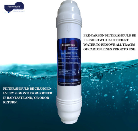 quidipro by Pestomosis Pre Carbon & Sediment Filter Set for Domestic RO ...