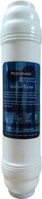 quidipro by Pestomosis Pre Carbon & Sediment Filter Set for Domestic RO ...