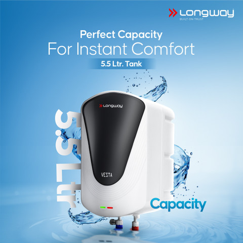 Longway Unique Smart Geyser Longway Arctic 2000W 15 Litre Star