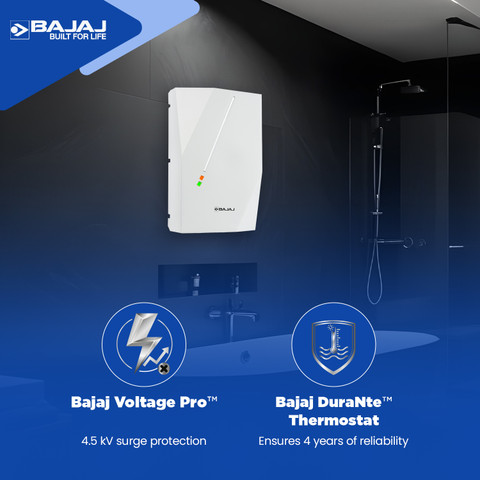Bajaj Ltr Geyser Bajaj Verre 5L 3kw Instant Water Heater At