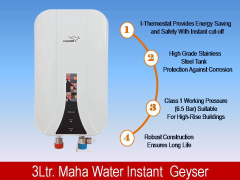 V-Guard MAHA L Instant Water Geyser Price in India Buy V-Guard