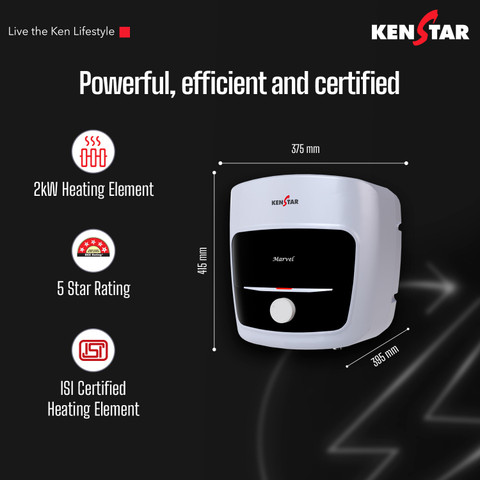 Kenstar Marvel 15 L 15 L Storage Water Geyser Star BEE Energy
