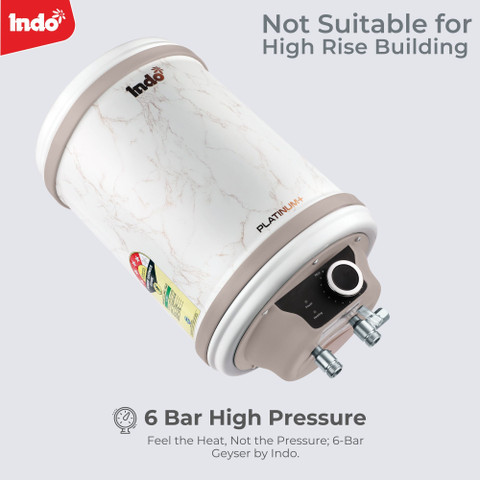 Indo PLATINUM PLUS-10 10 L Storage Water Geyser